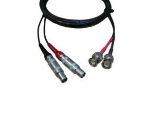 BNC to Lemo Twin UT Probe Lead