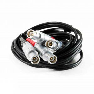 Lemo to Lemo Twin UT Probe Lead