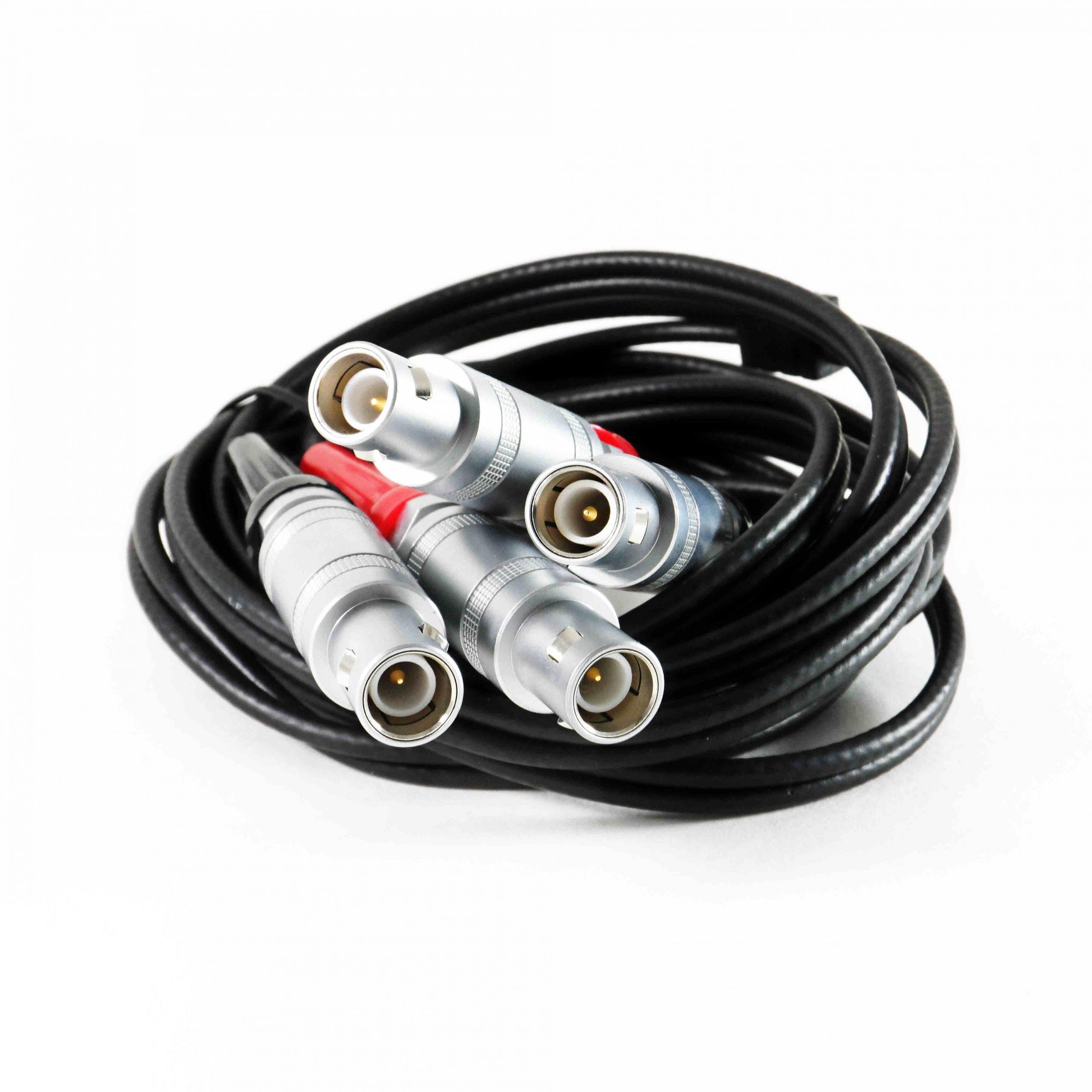 Lemo to Lemo Twin UT Probe Lead