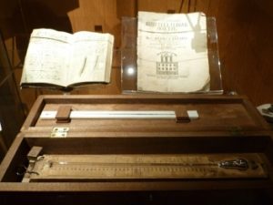 Celsius' original thermometer at Museum Gustavianum