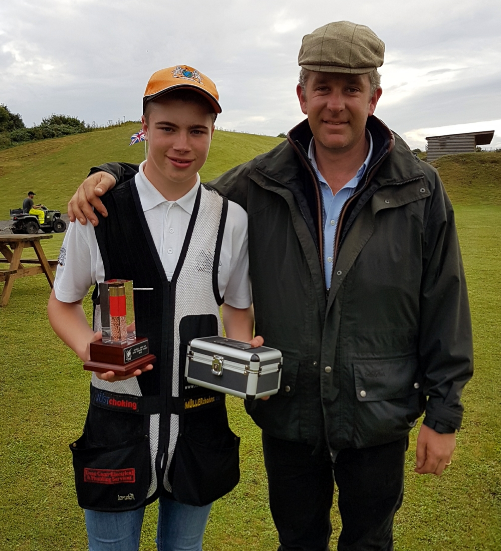 Charlie with Richard Faulds MBE