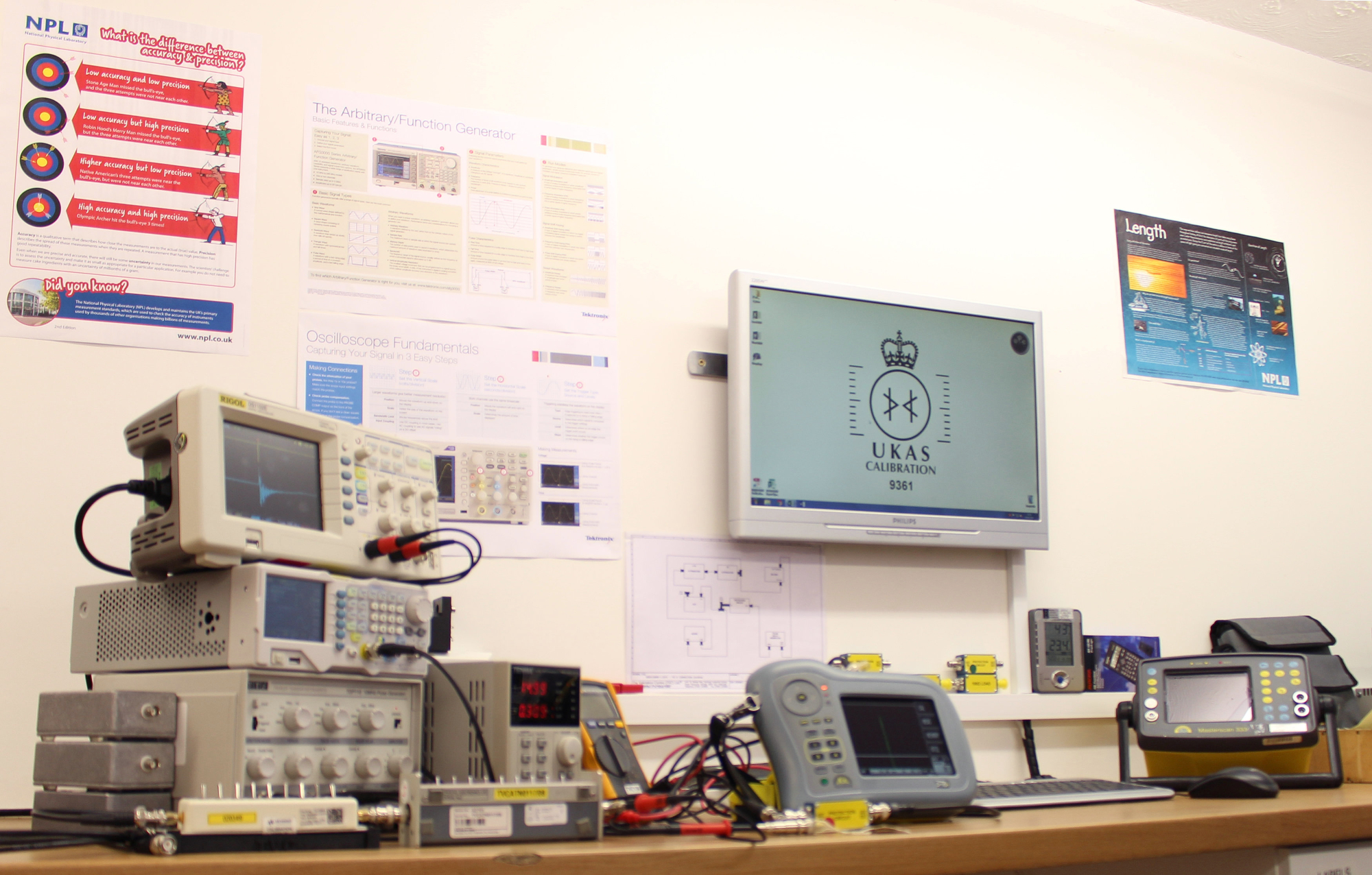 TVC's UKAS UT Calibration Desk