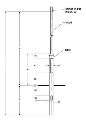 Planted Steel 1 Mtr Diagram