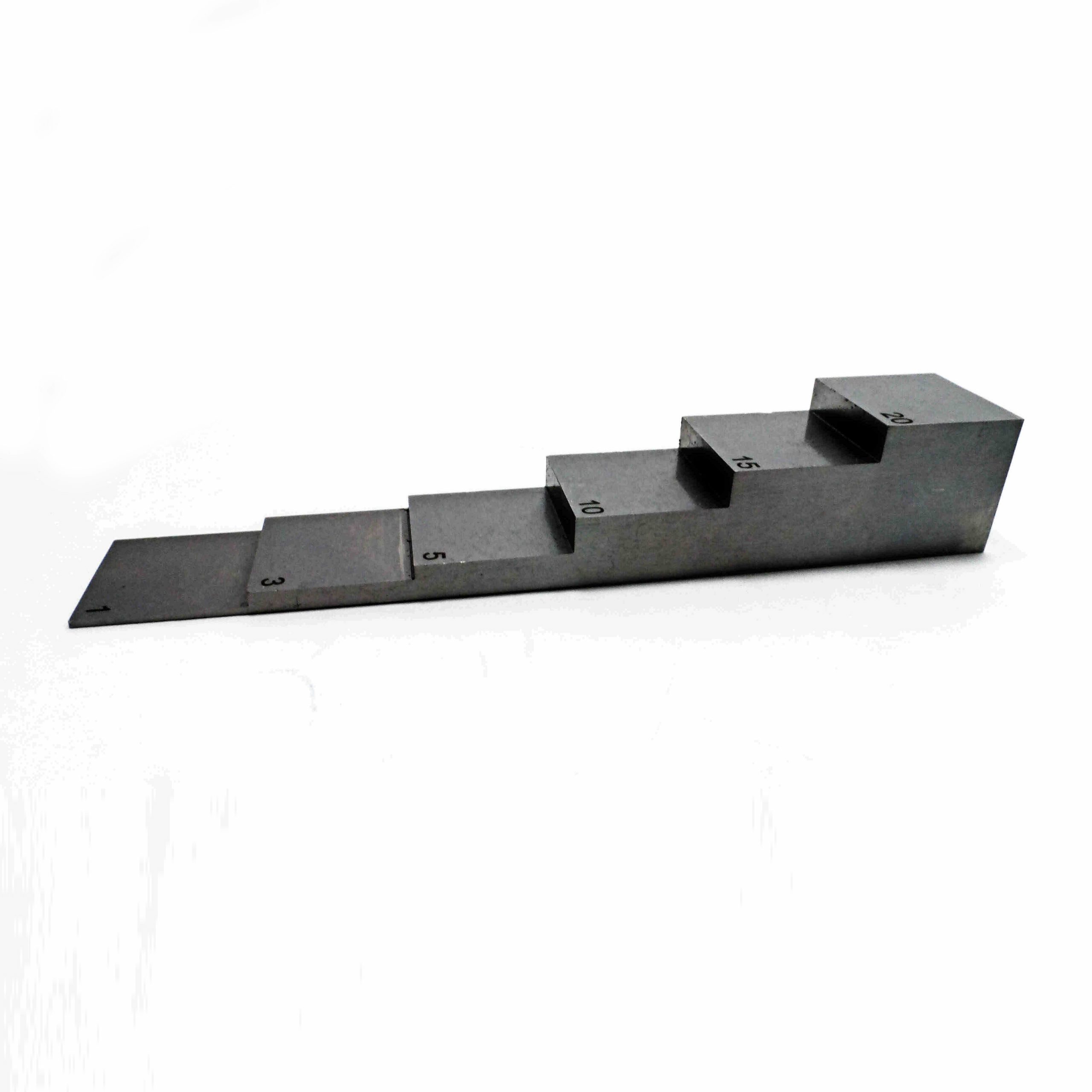 Ladder Step Wedge Ultrasonic Test Block 6 Step TVC Ladder Step Wedge Ultrasonic Test Block 6 Step TVC